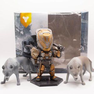 Bungie Destiny Figure Set Lord Saladin and his Wolf Pack